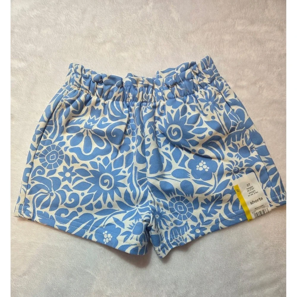 184 Girls 4 Piece Clothing Lot Pants Shorts Heart Print Floral Size 3T